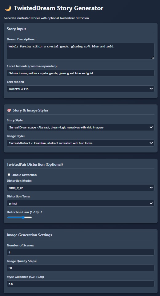 TwistedDream screenshot